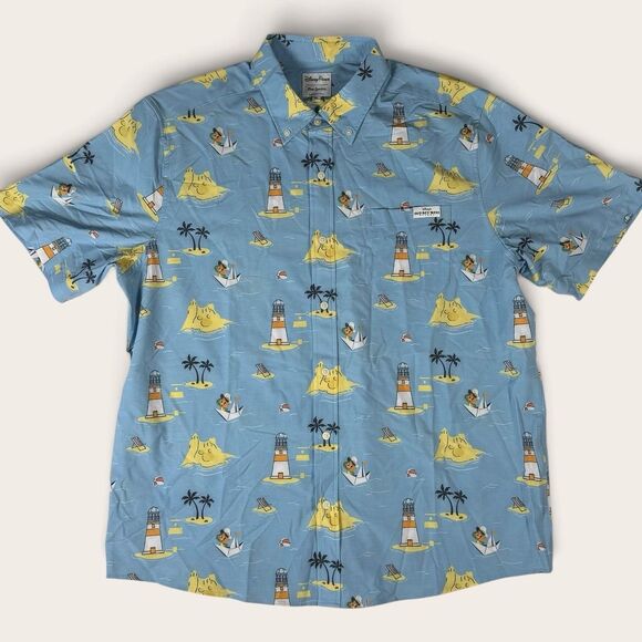 reyn spooner Other - Reyn Spooner Disney Parks Shirt Men XL Old Key West Resort Orange Bird Aloha